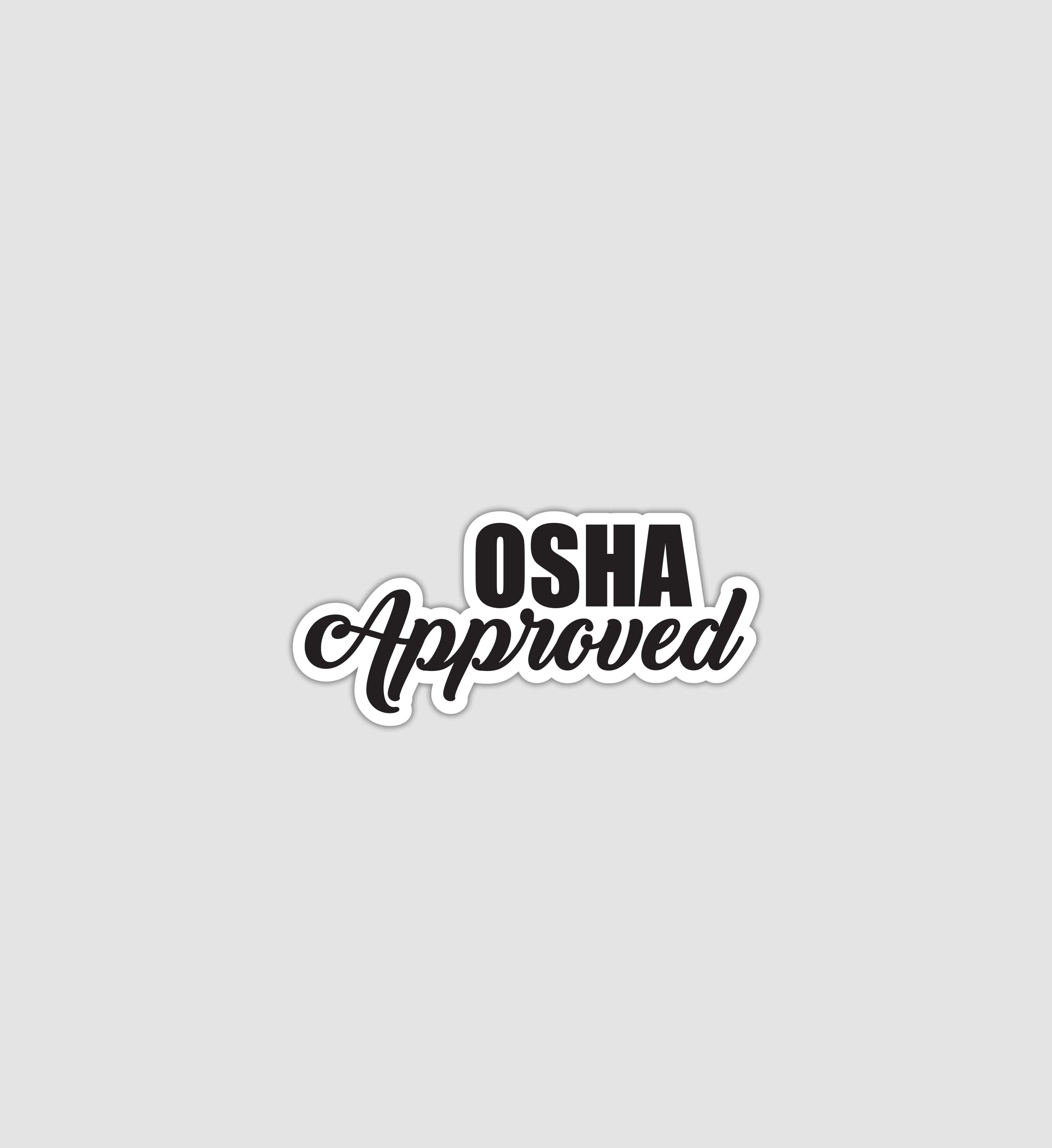 OSHA Approved Sticker