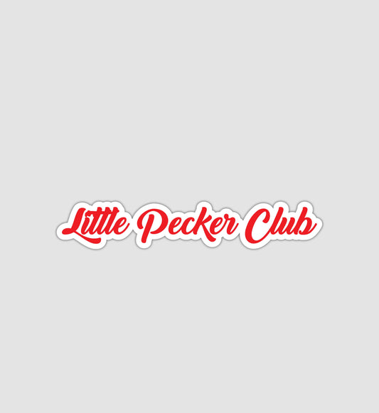 Little Pecker Club Sticker