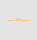 Powered By Spite & Snacks Sticker