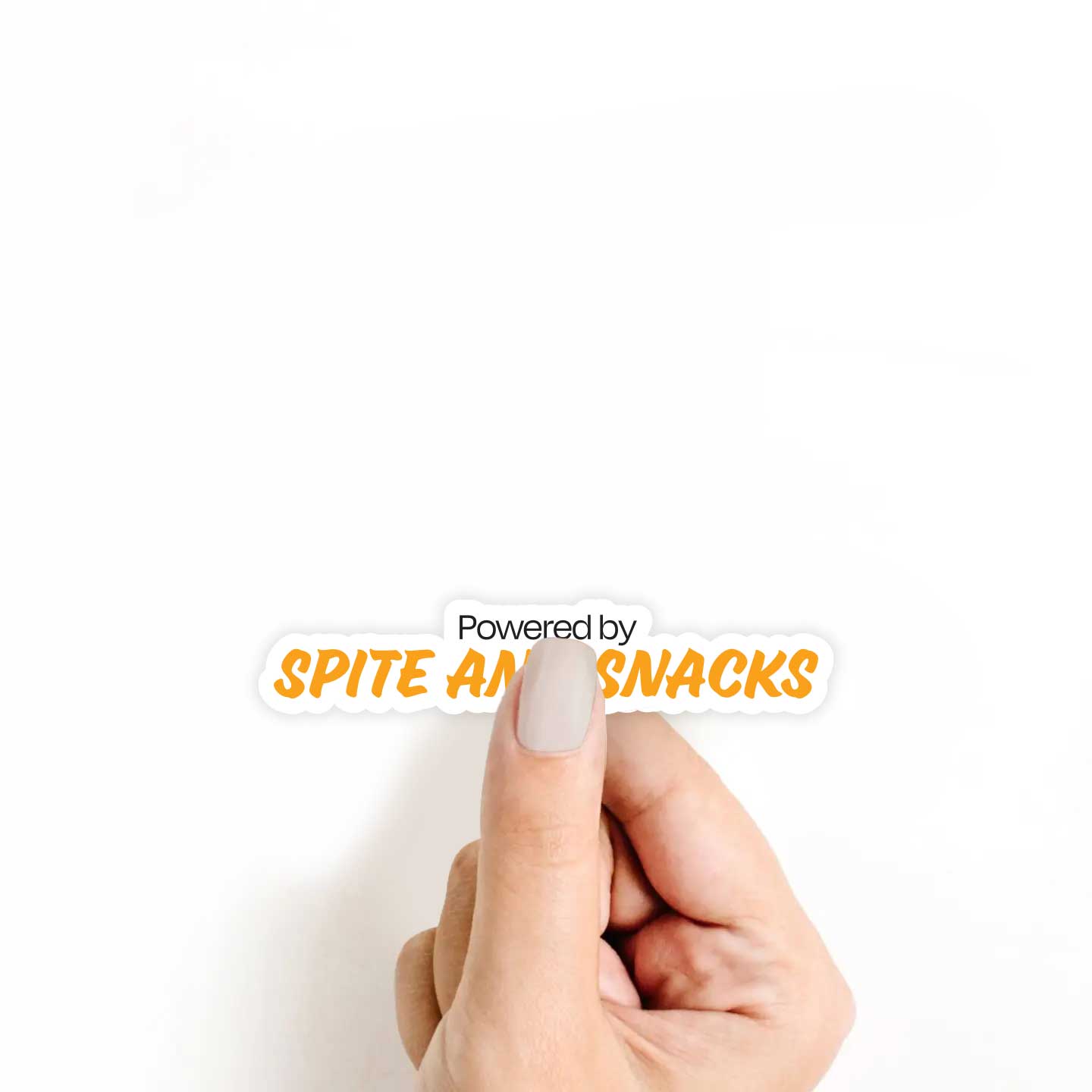 Powered By Spite & Snacks Sticker