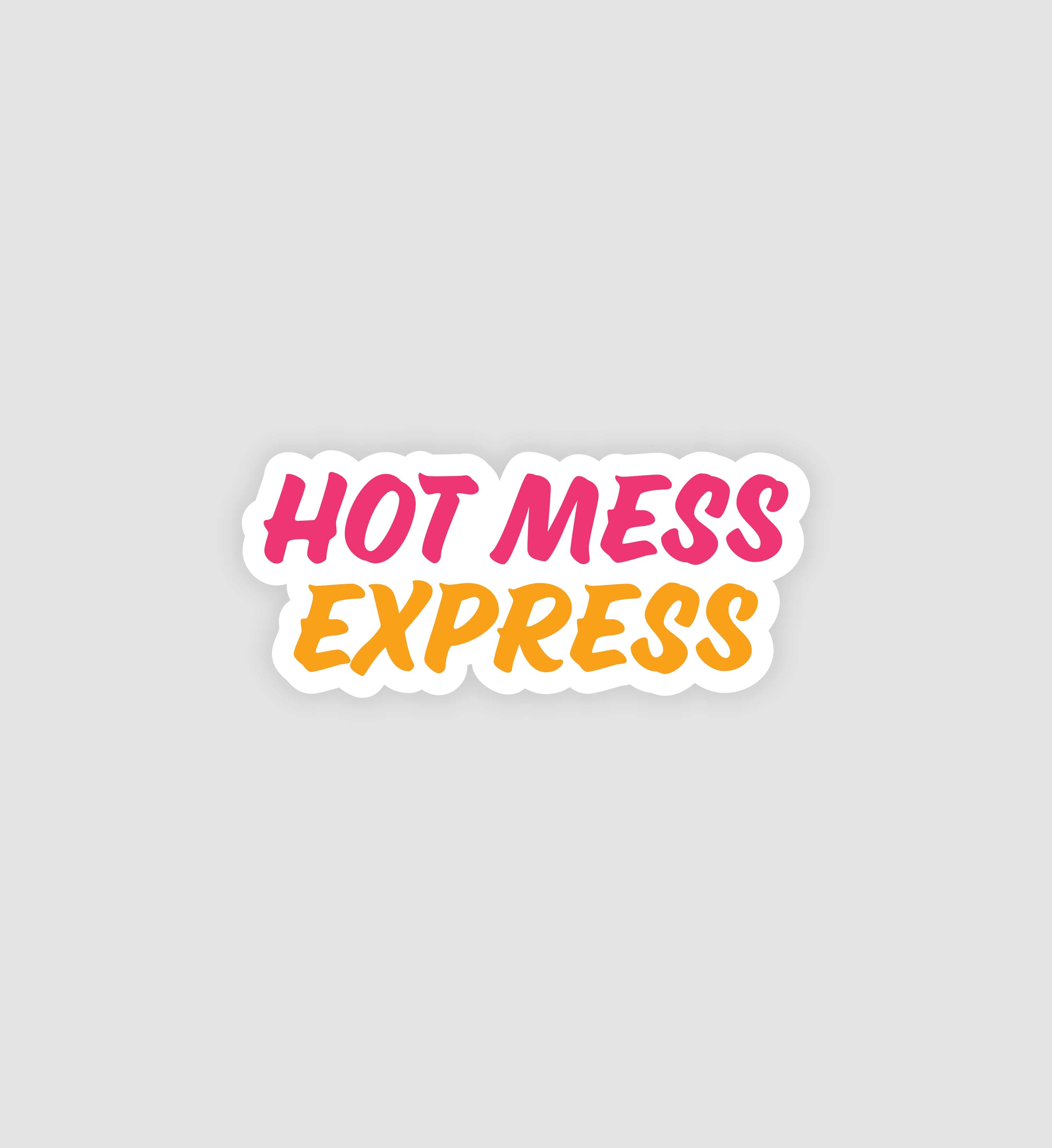 Hot Mess Express Sticker