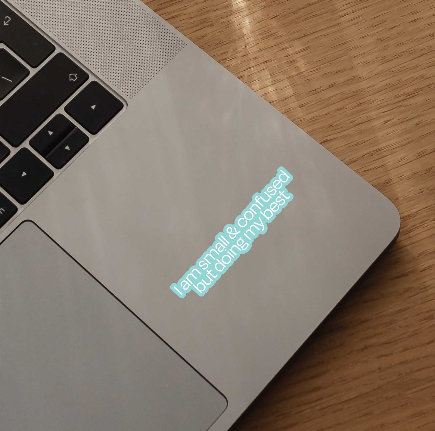 I Am Small & Confused But Doing My Best Sticker