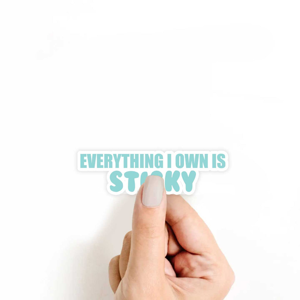 Everything I Own Is Sticky Sticker