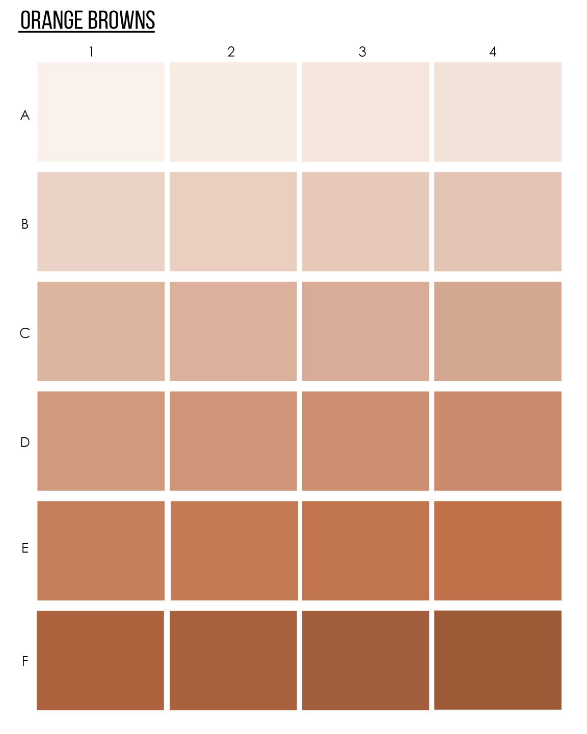 Orange Browns Cabinet & Cupboard Wrap