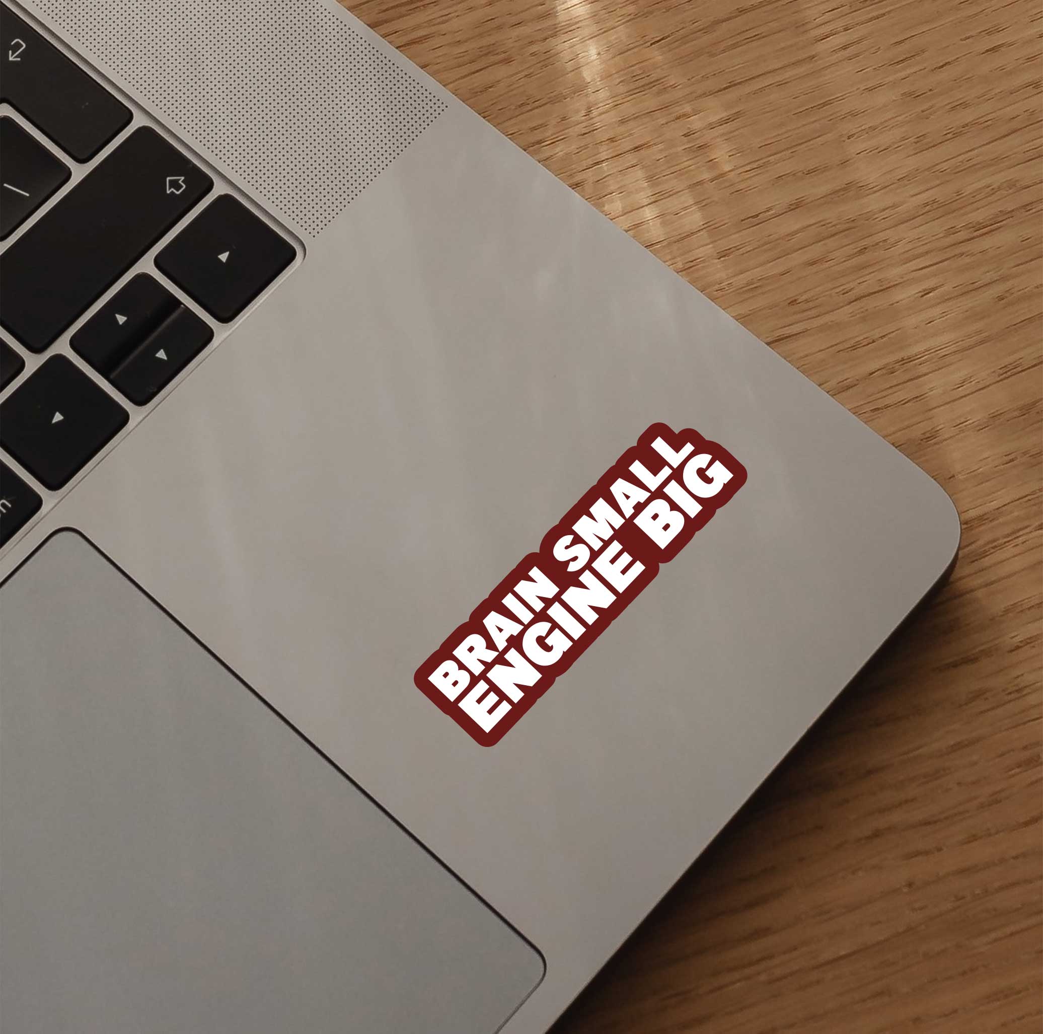 Brain Small Engine Big Sticker