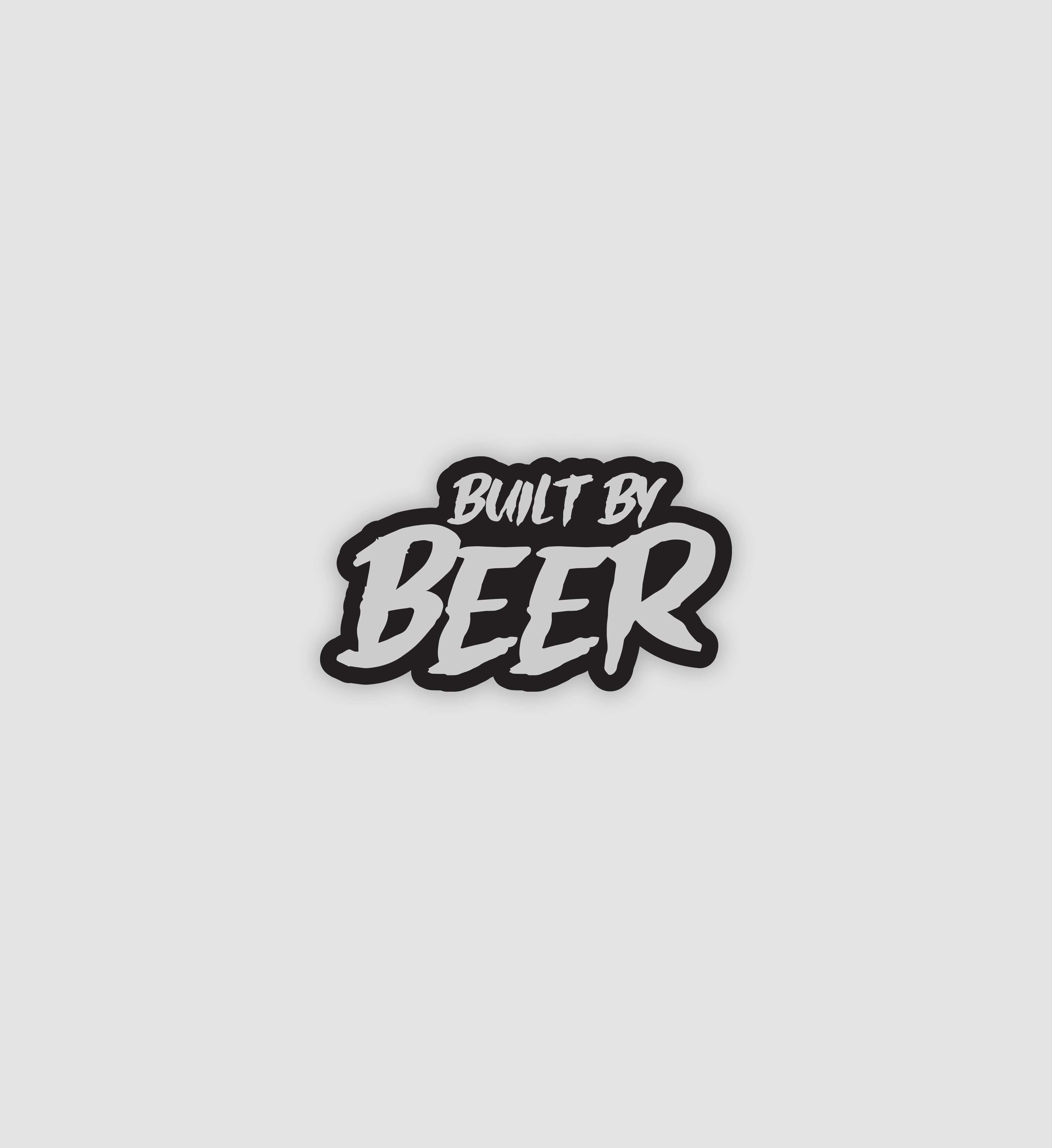 Built By Beer Sticker