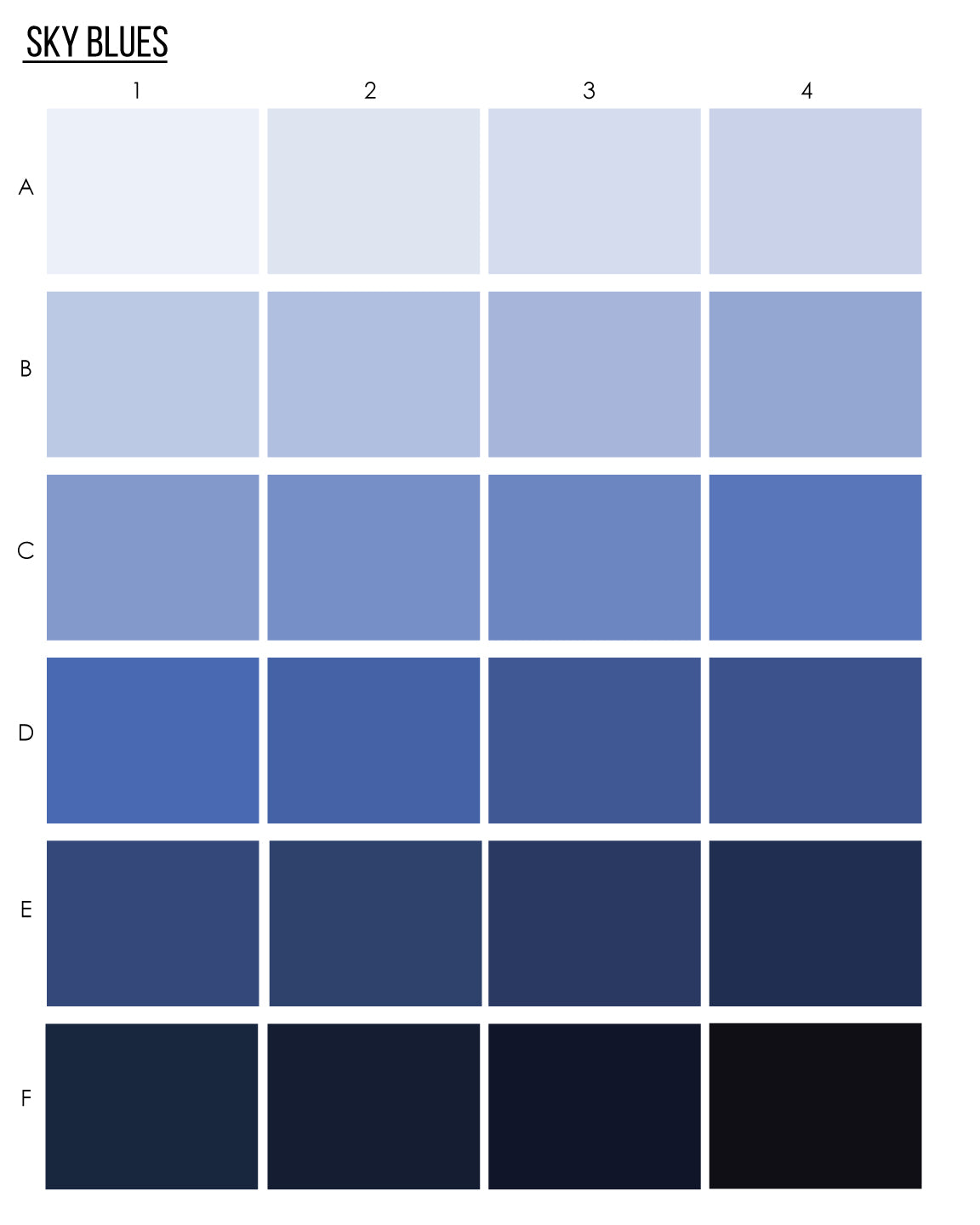 Sky Blues Cabinet & Cupboard Wrap