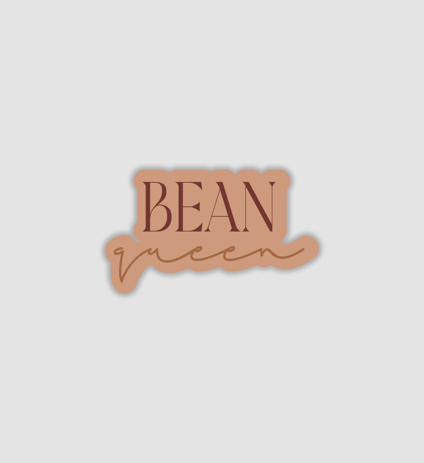 Bean Queen Sticker
