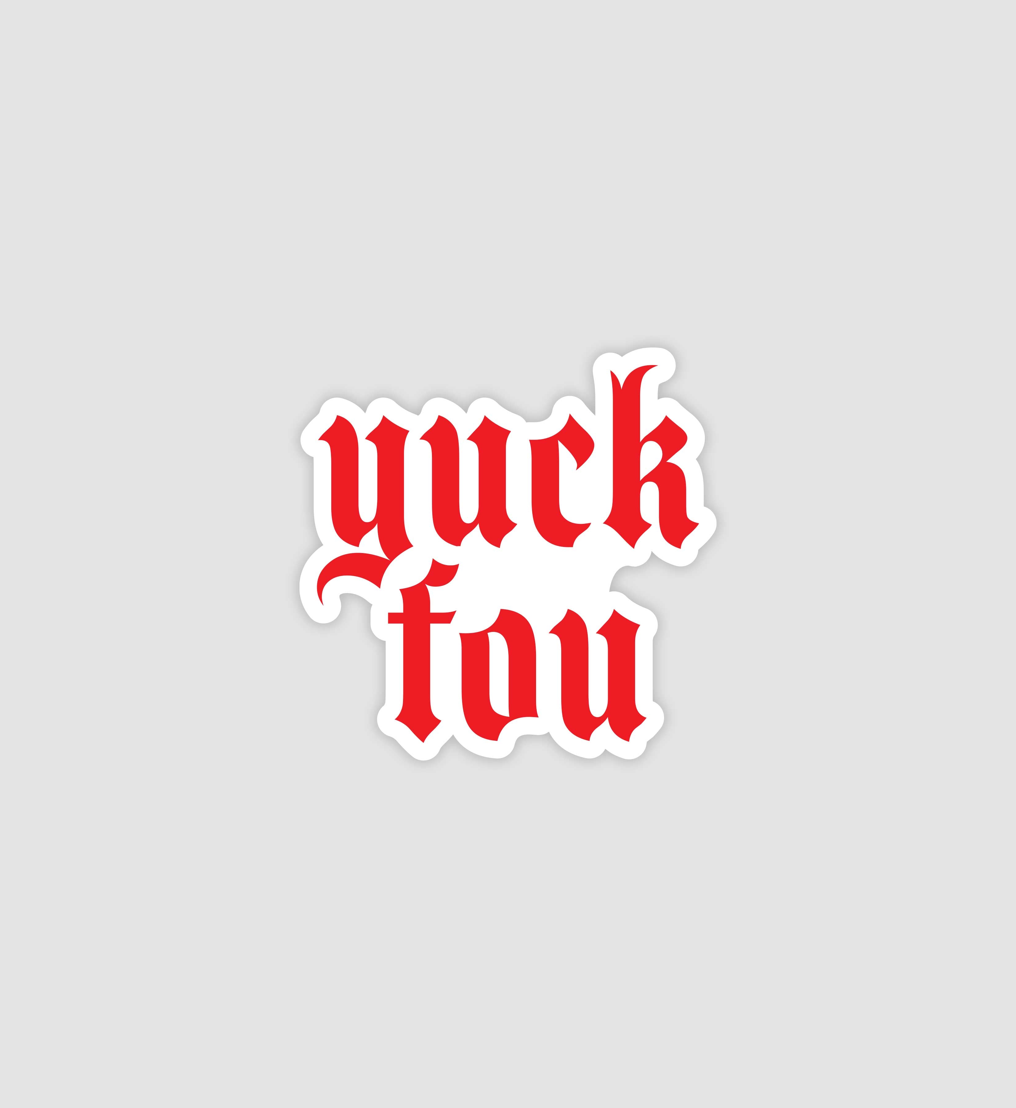 Yuck Fou Sticker