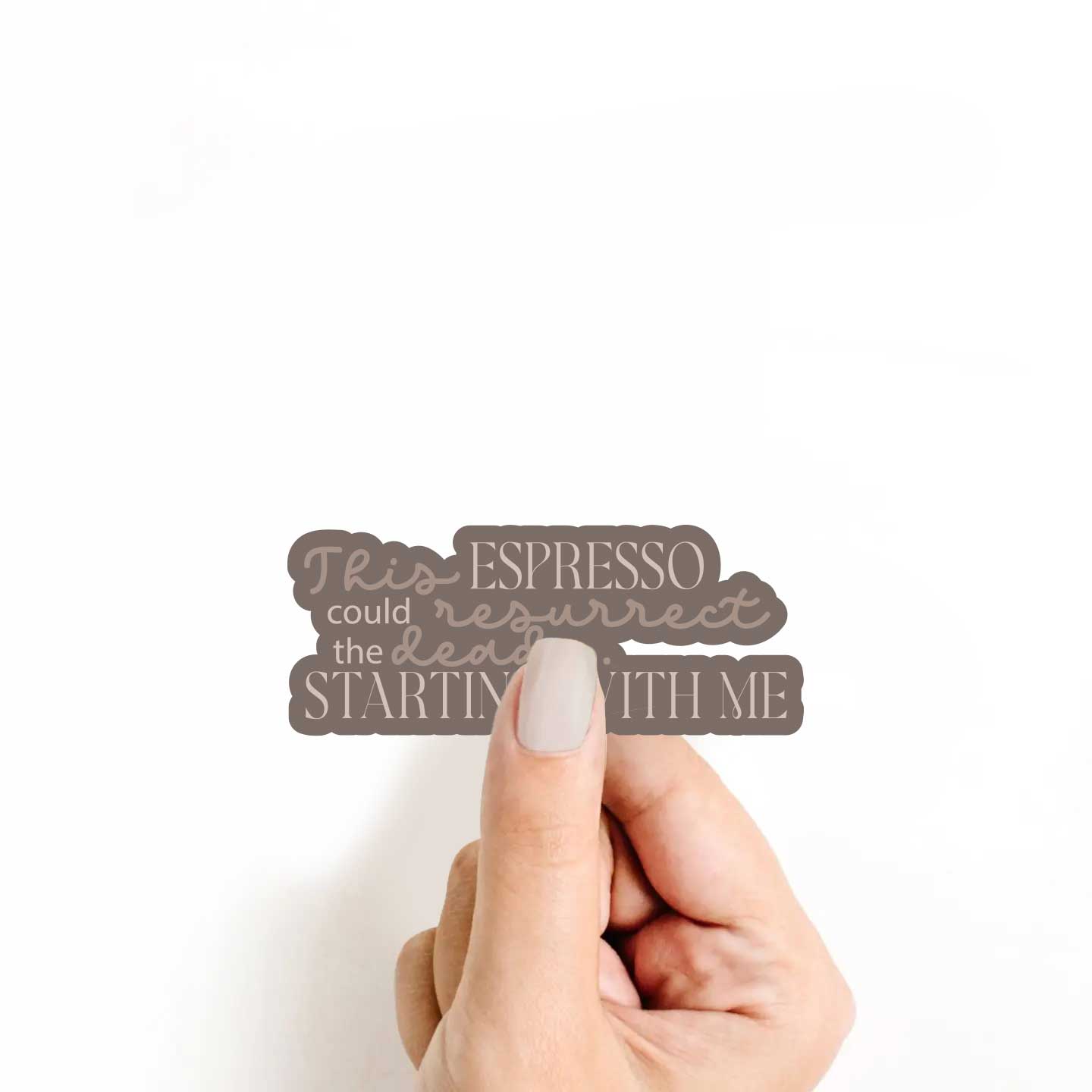 This Espresso Could Resurrect The Dead Sticker