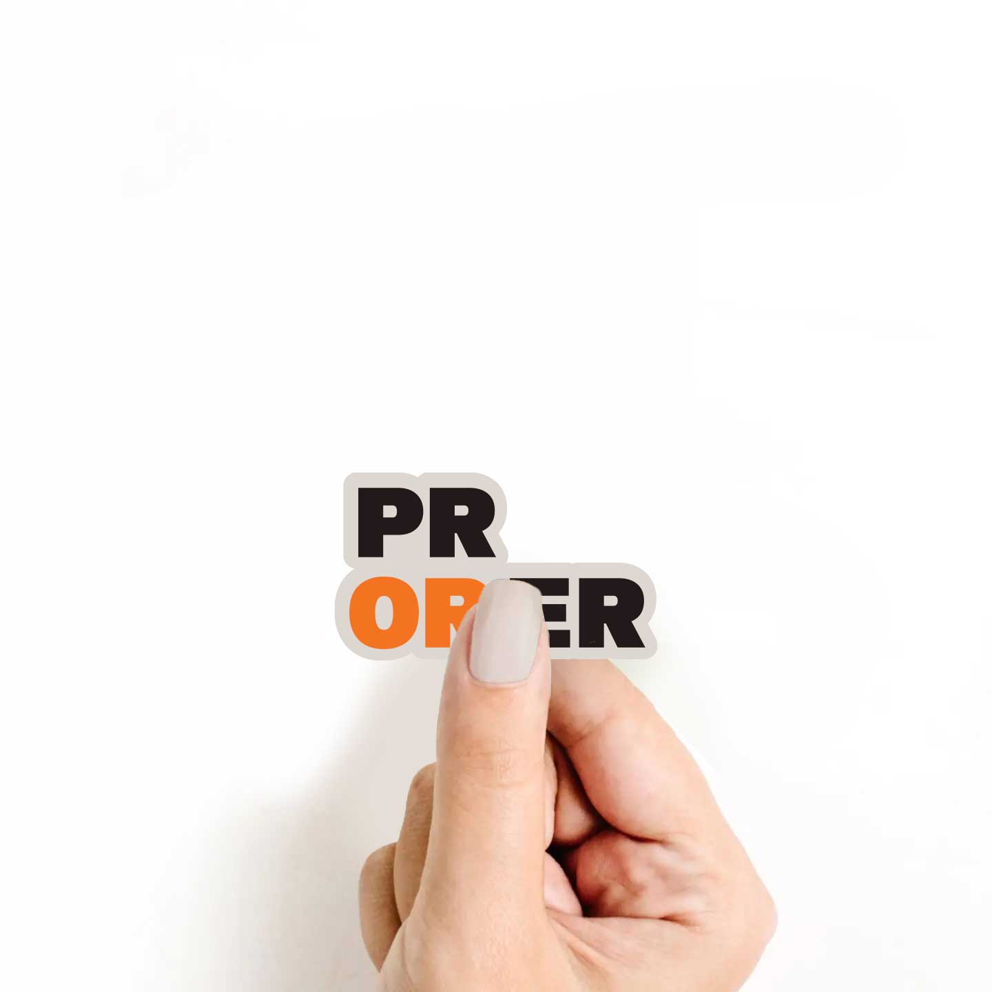 PR OR ER Sticker
