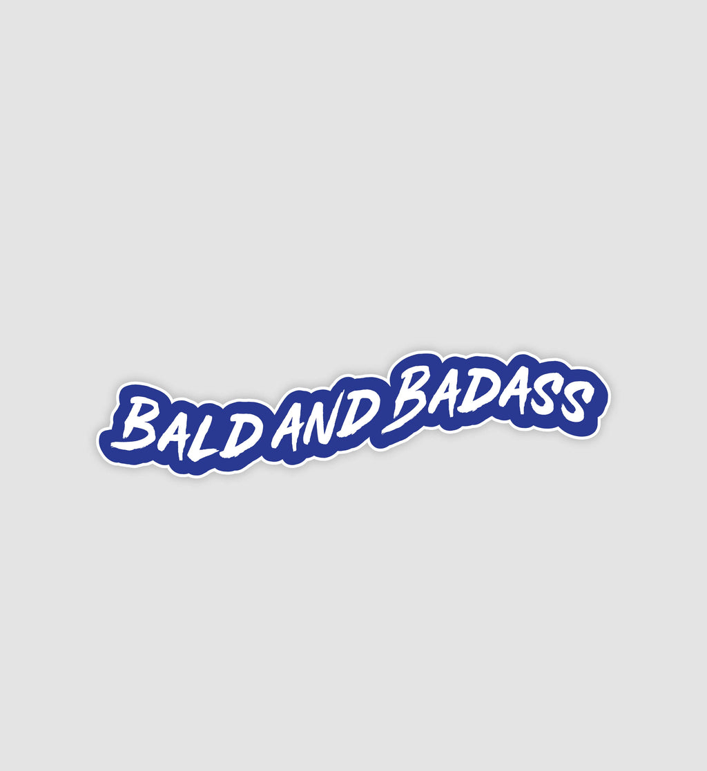 Bald And Badass Sticker