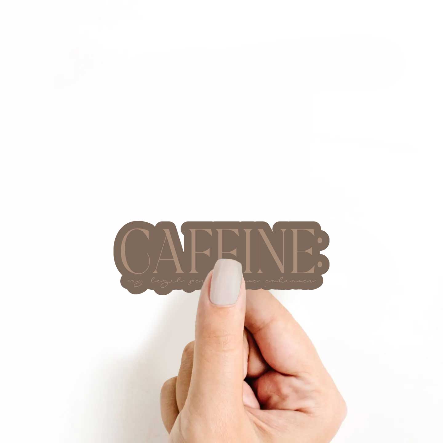 Caffeine: My Legal Performance Enhancer Sticker