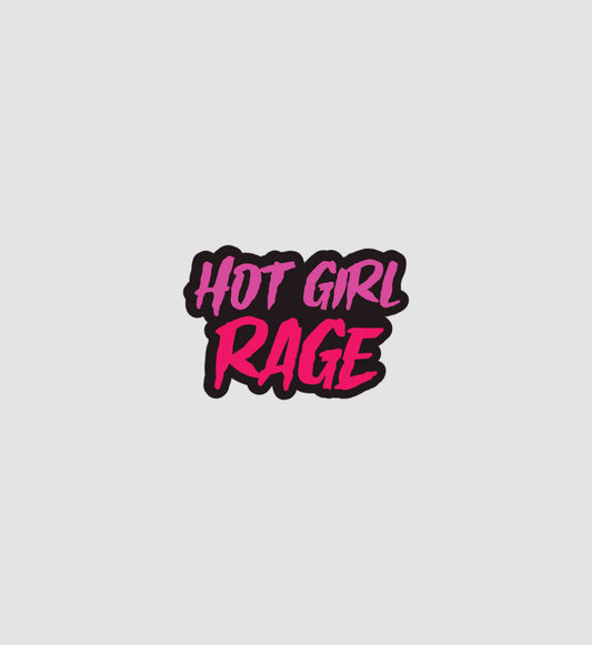 Hot Girl Rage Sticker