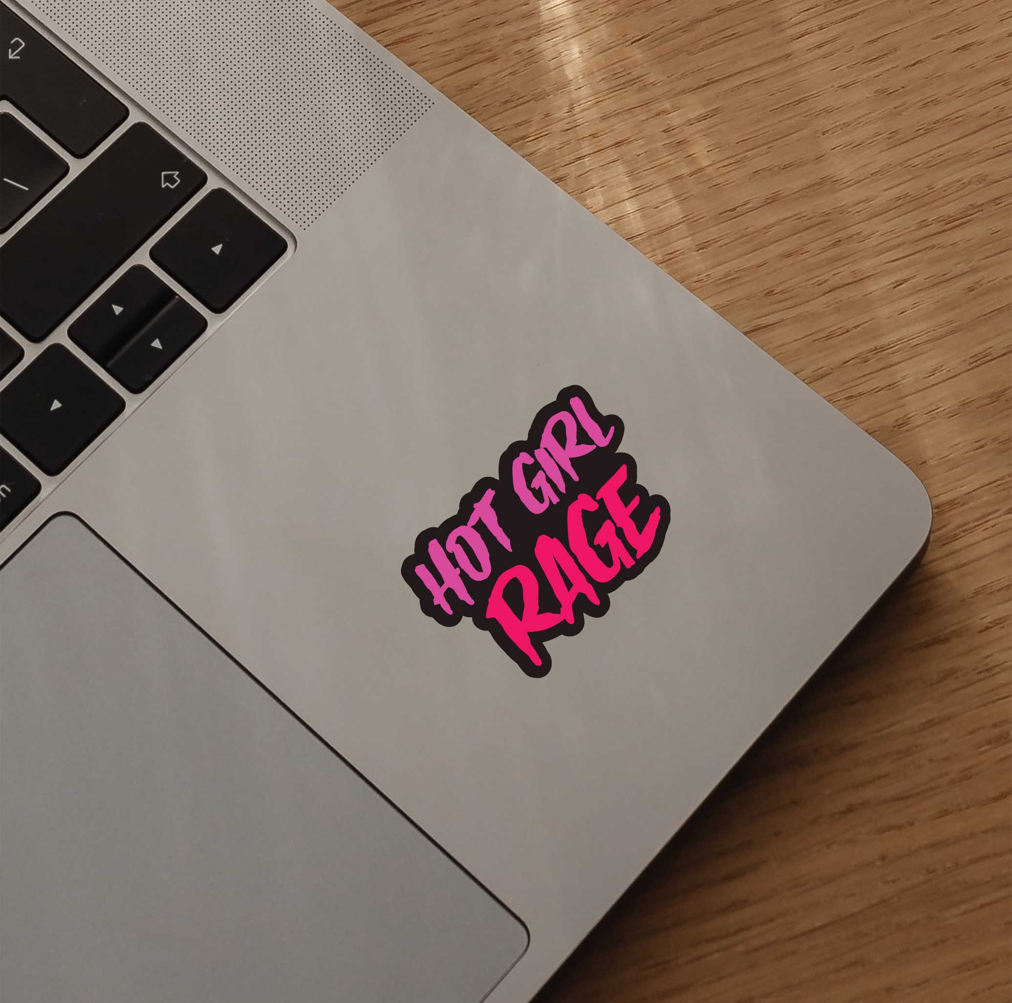 Hot Girl Rage Sticker