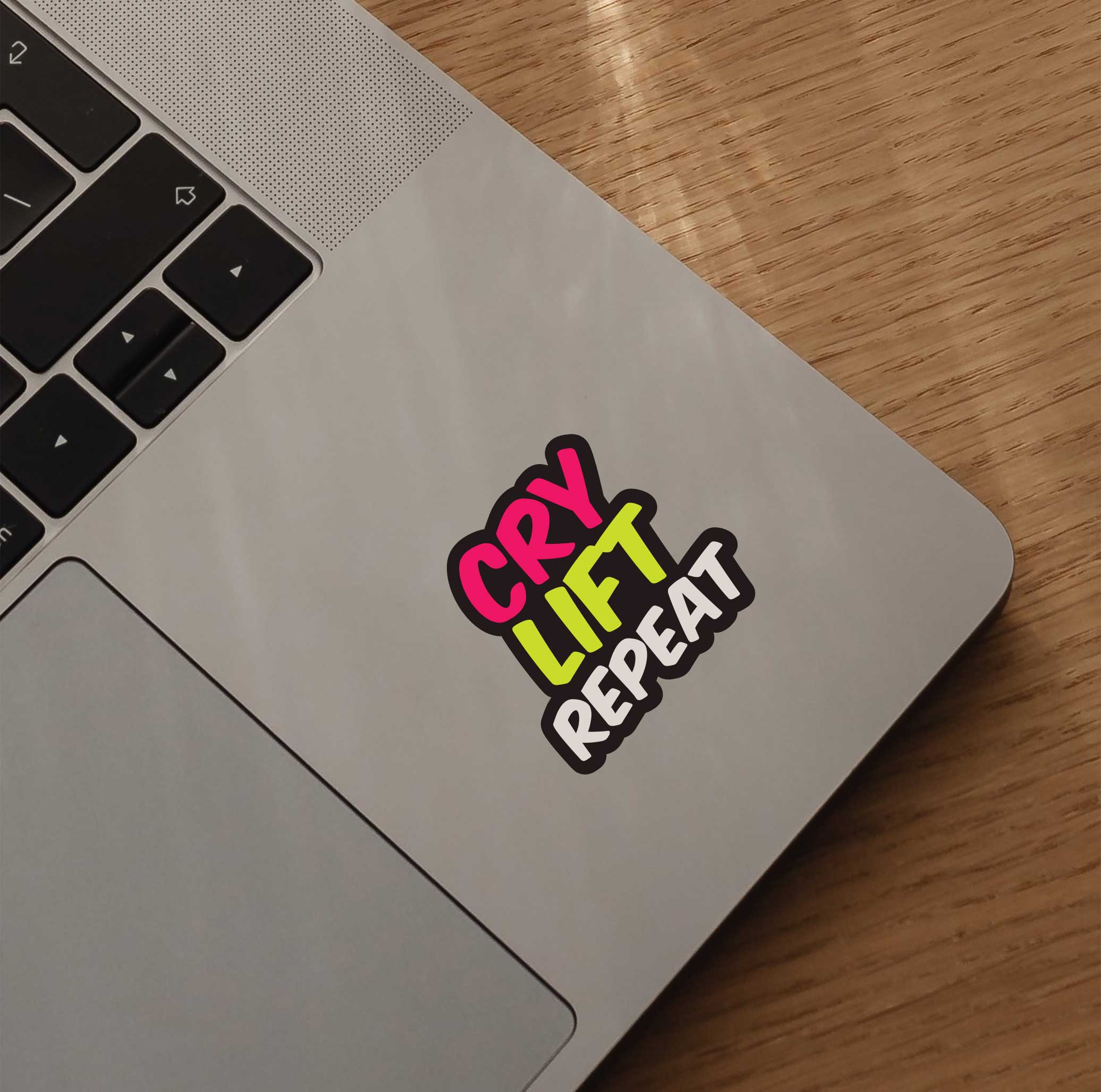 Cry Lift Repeat Sticker