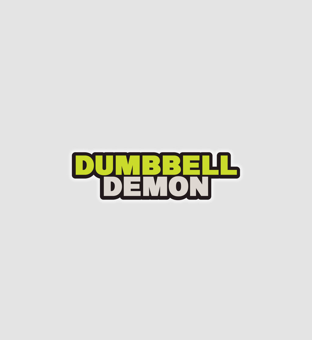 Dumbbell Demon Sticker