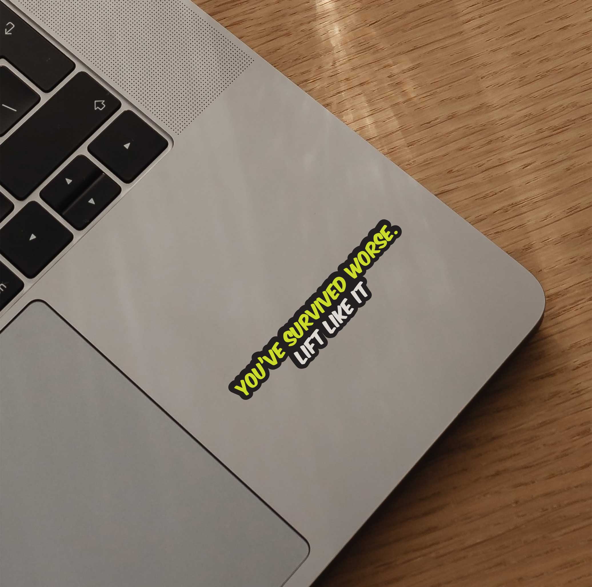 You've Survived Worse. Lift Like It Sticker