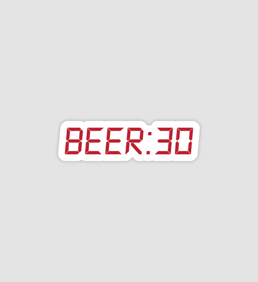 Beer 30 Sticker