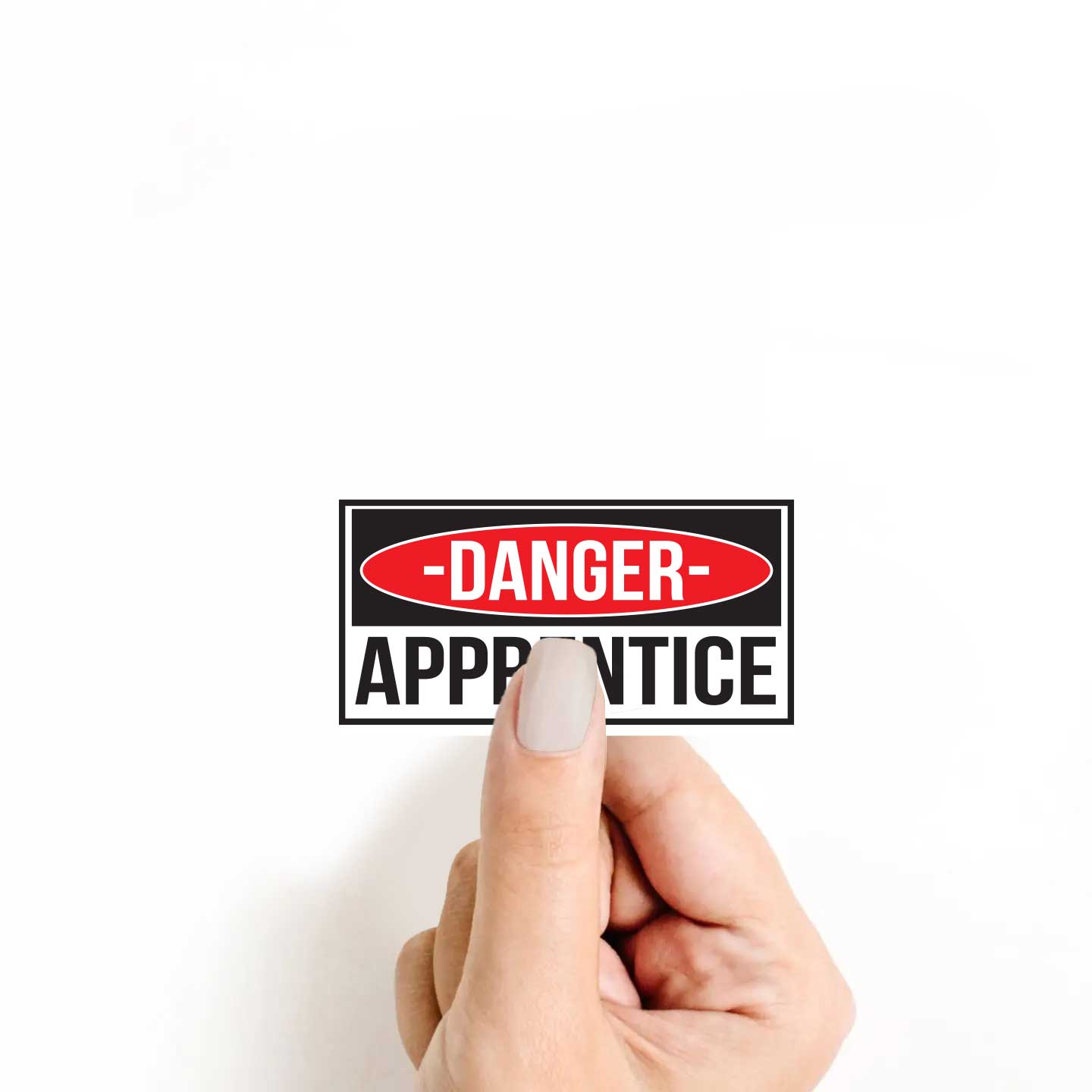 Danger Apprentice Sticker