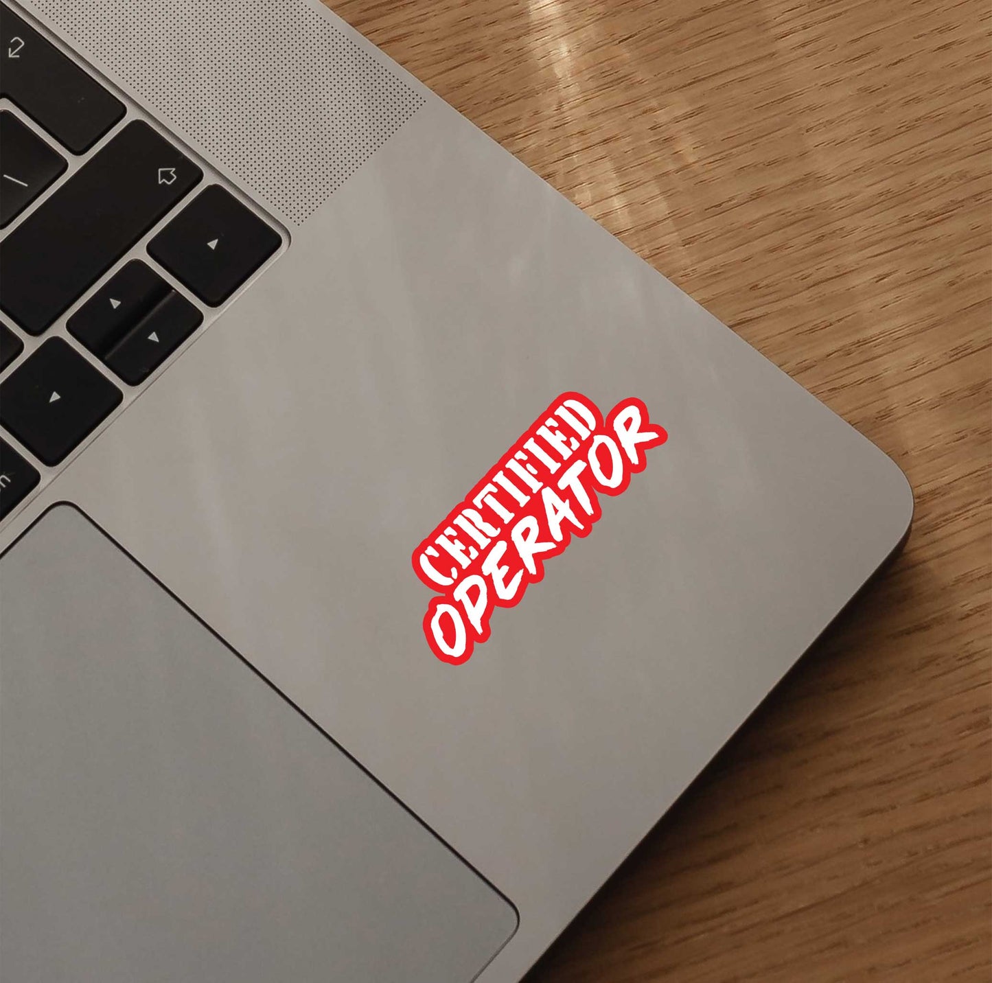 Certified Operator Sticker