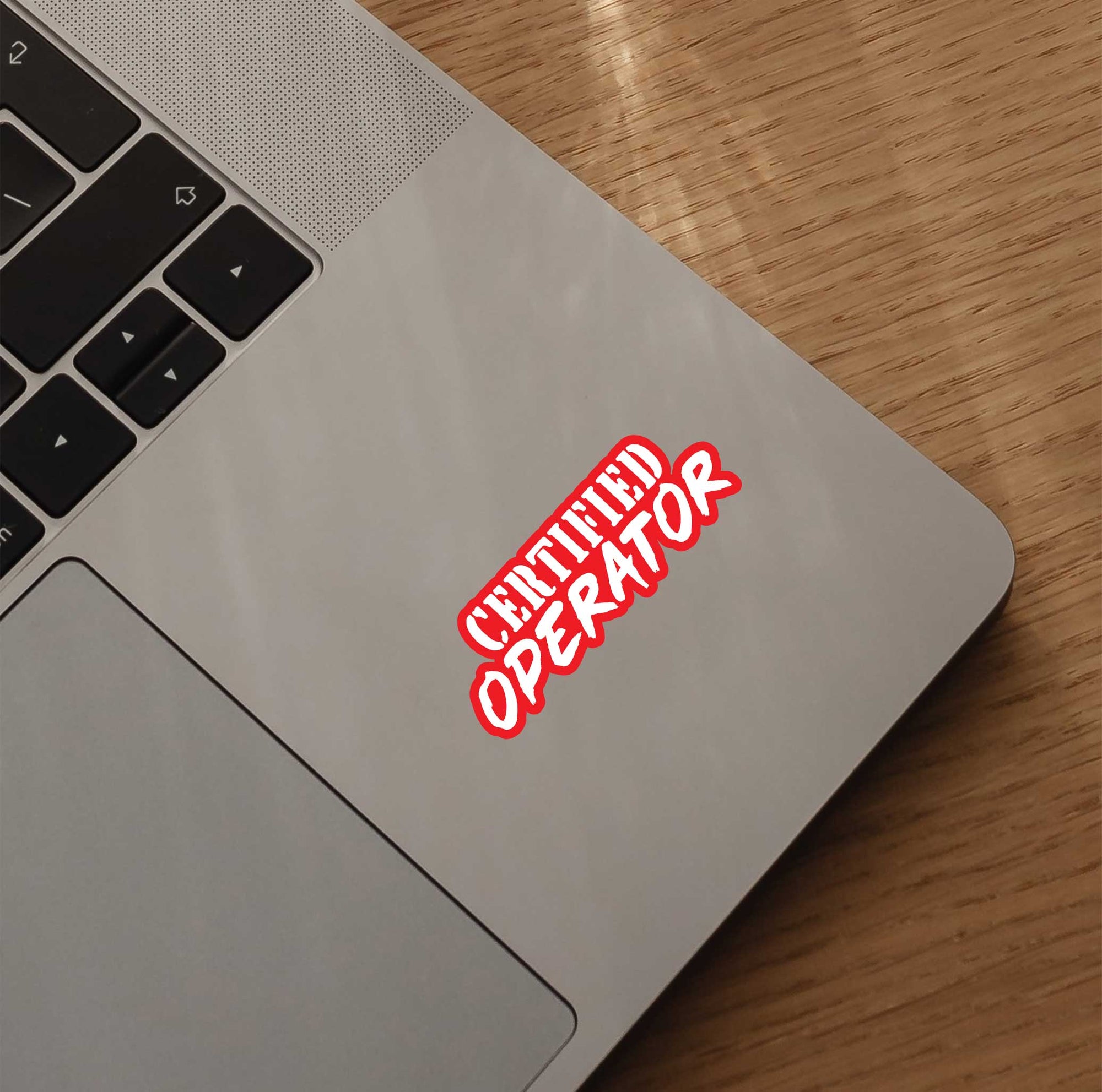 Certified Operator Sticker