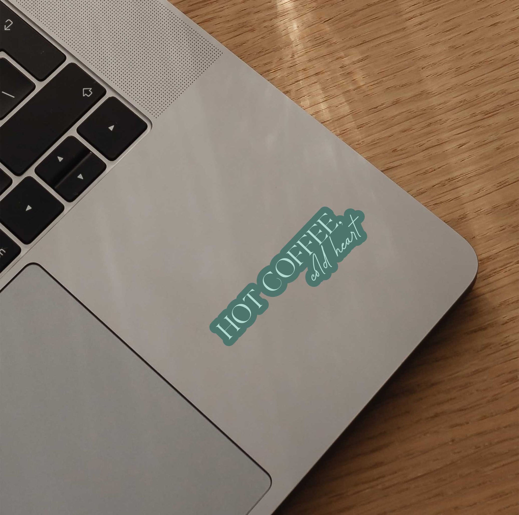 Hot Coffee Cold Heart Sticker