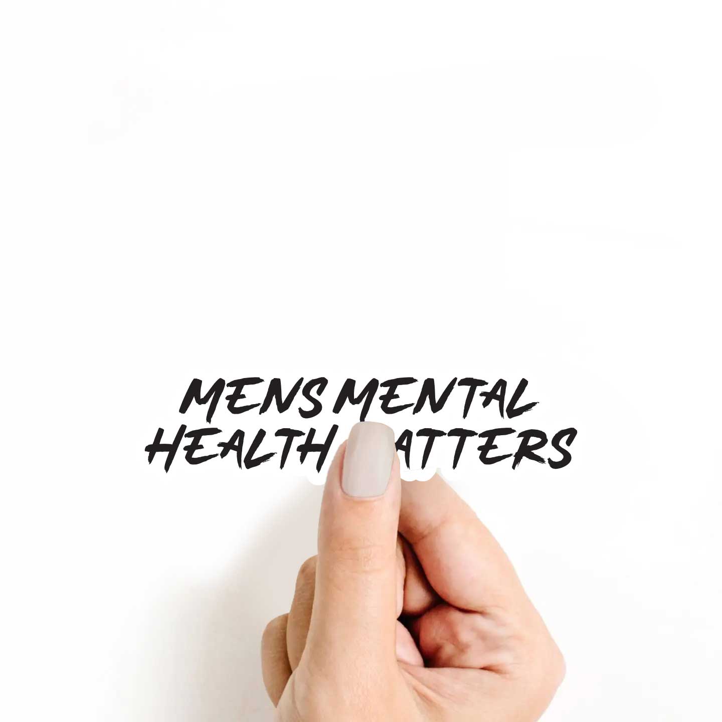 Mens Mental Health Matters Sticker