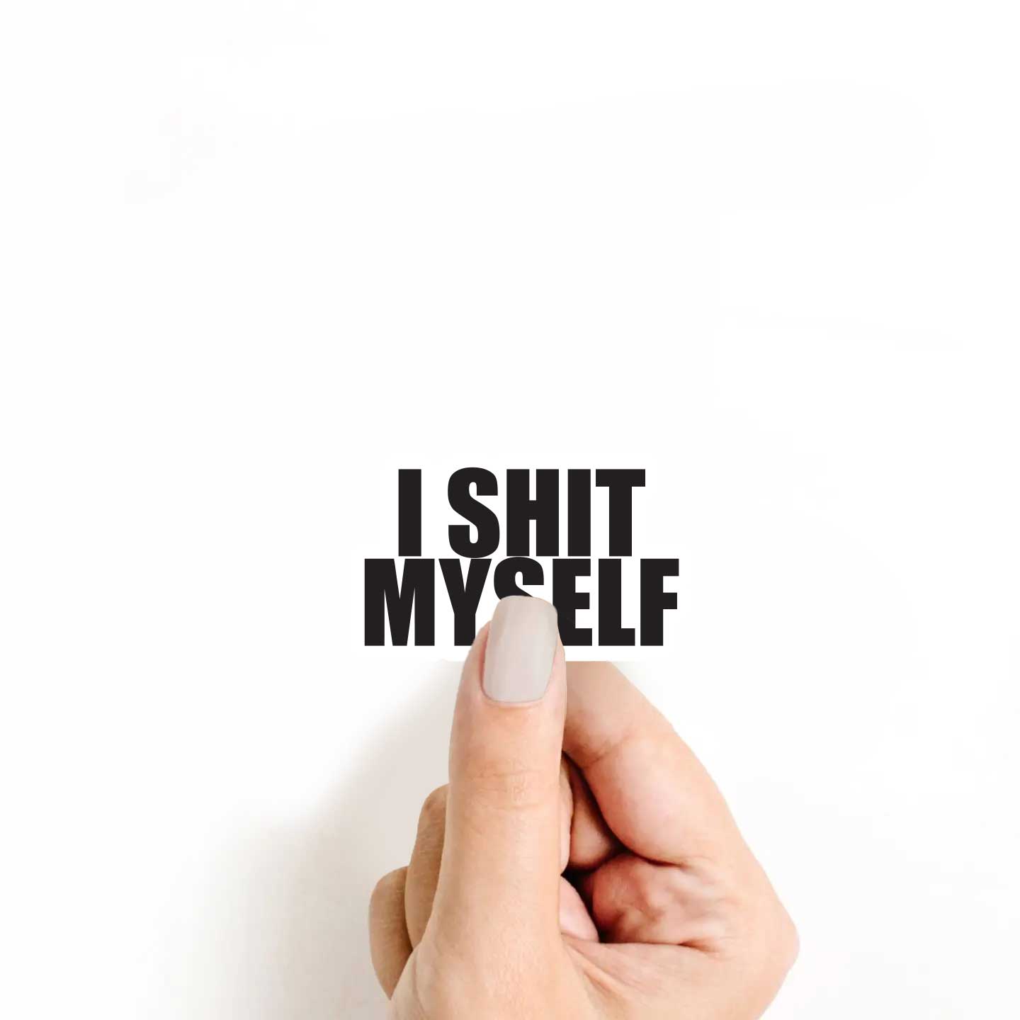 I Shit Myself Sticker