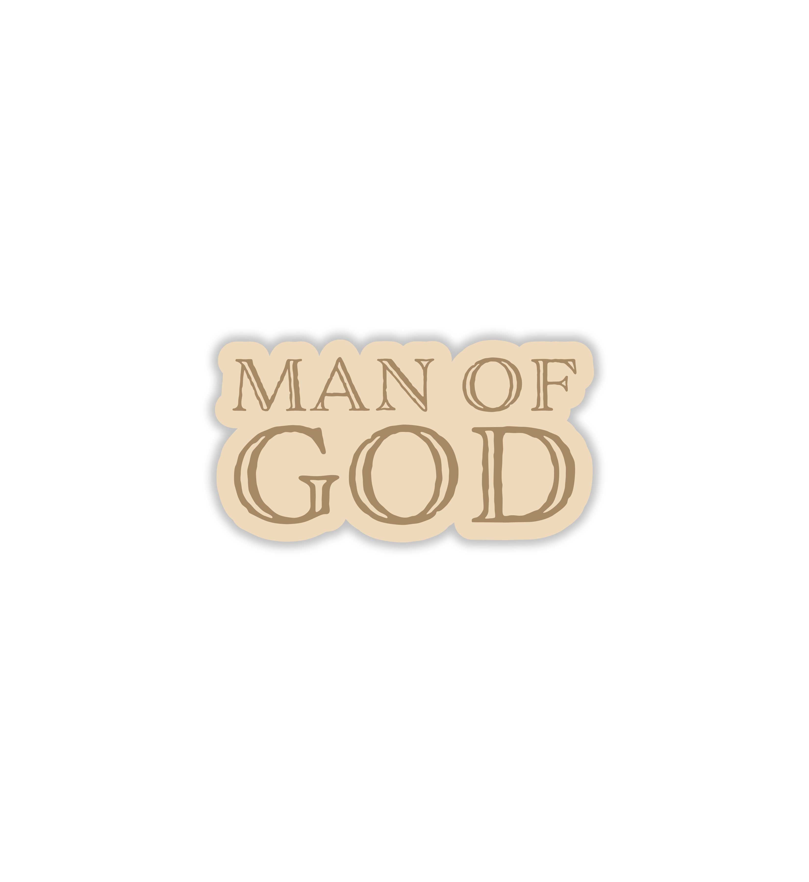 Man Of God Sticker