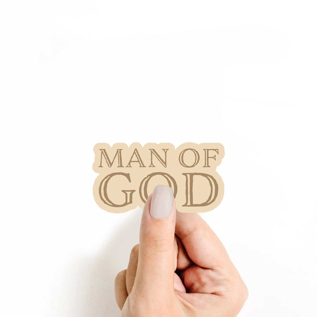 Man Of God Sticker