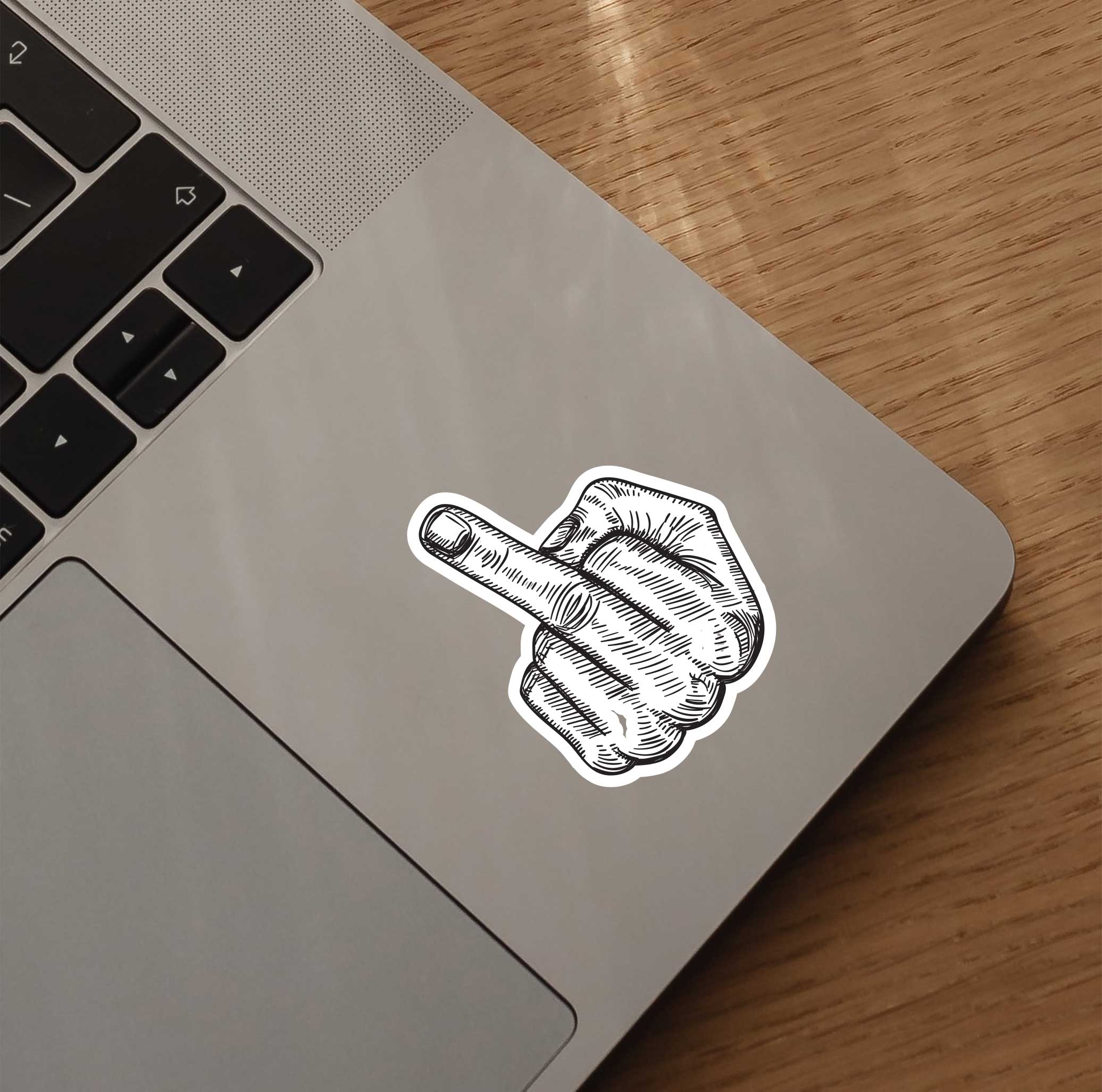 Middle Finger Sticker