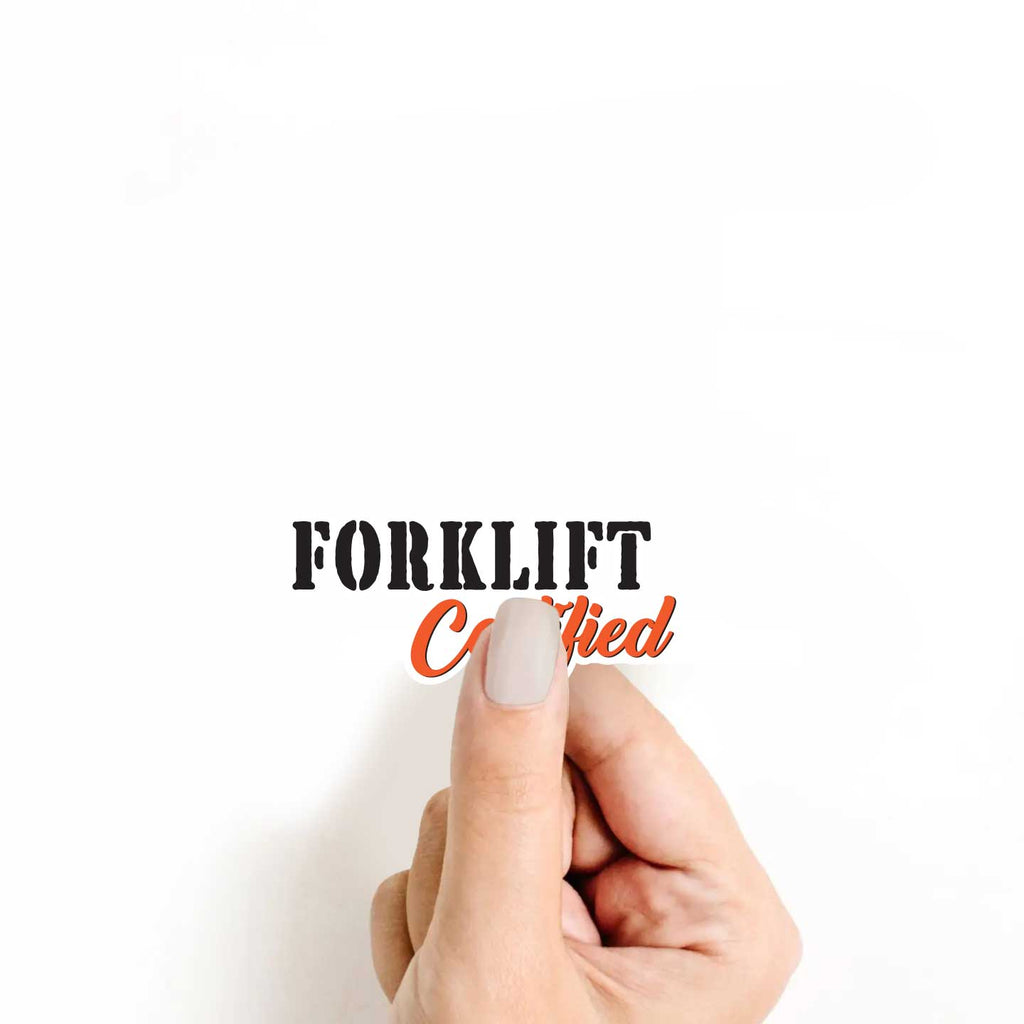 Forklift Certified Sticker