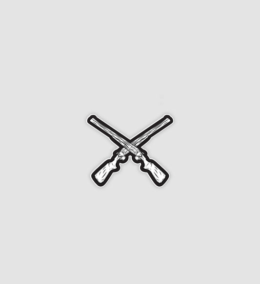 Cross Guns Sticker