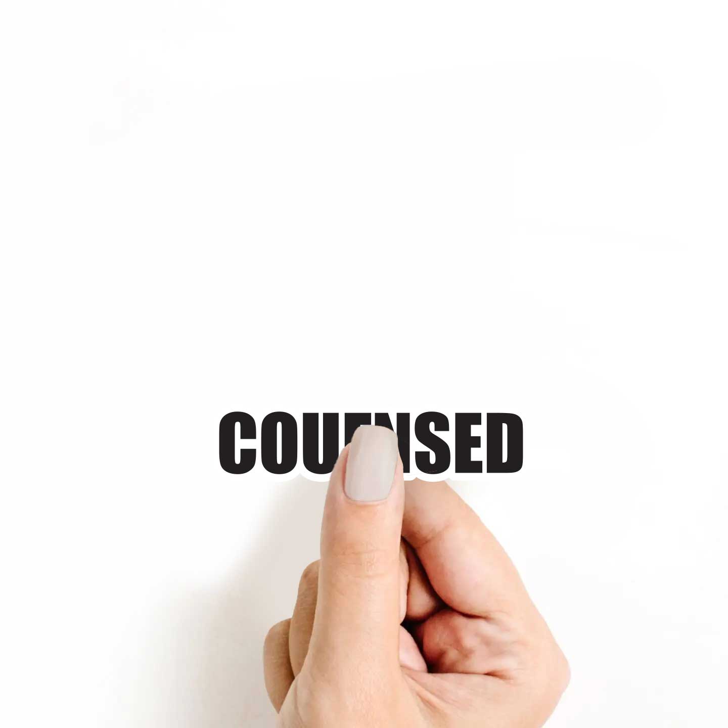 Coufnsed Sticker