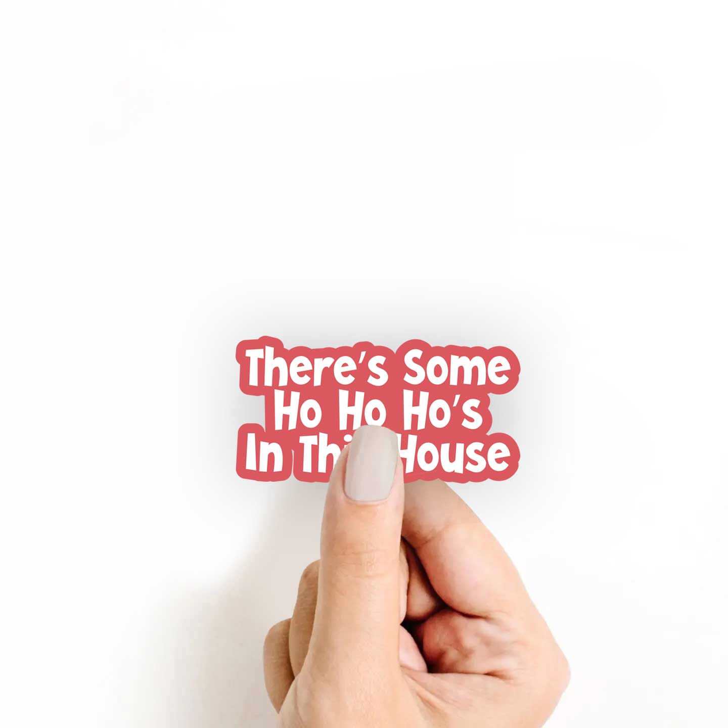 There's Some Ho Ho Ho's In This House Sticker