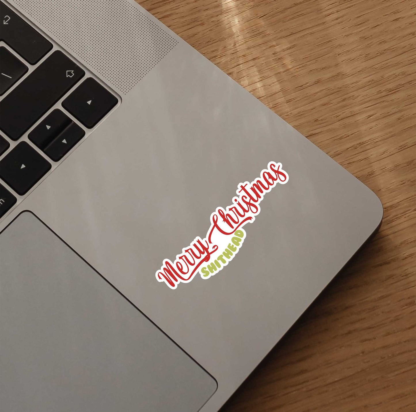 Merry Christmas Shithead Sticker