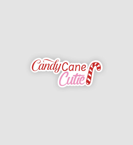 Candy Cane Cutie Sticker
