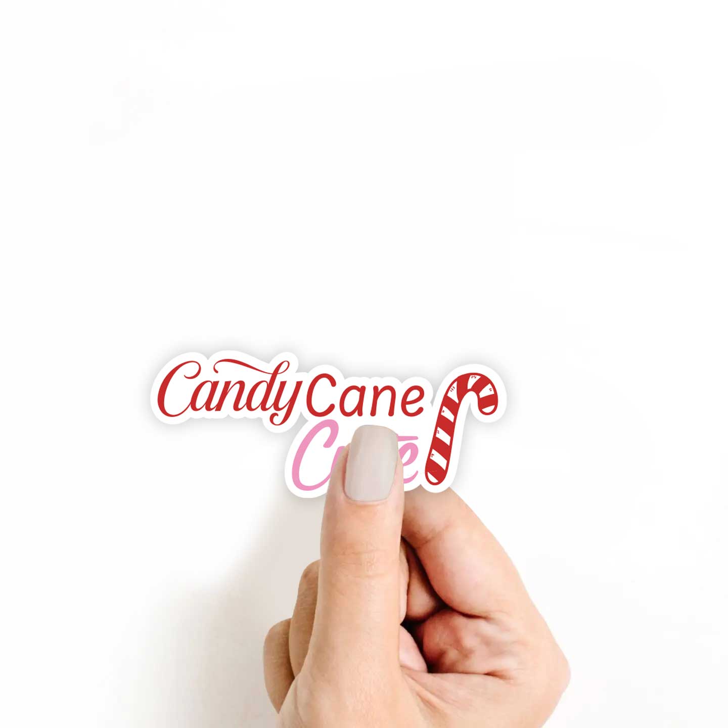 Candy Cane Cutie Sticker