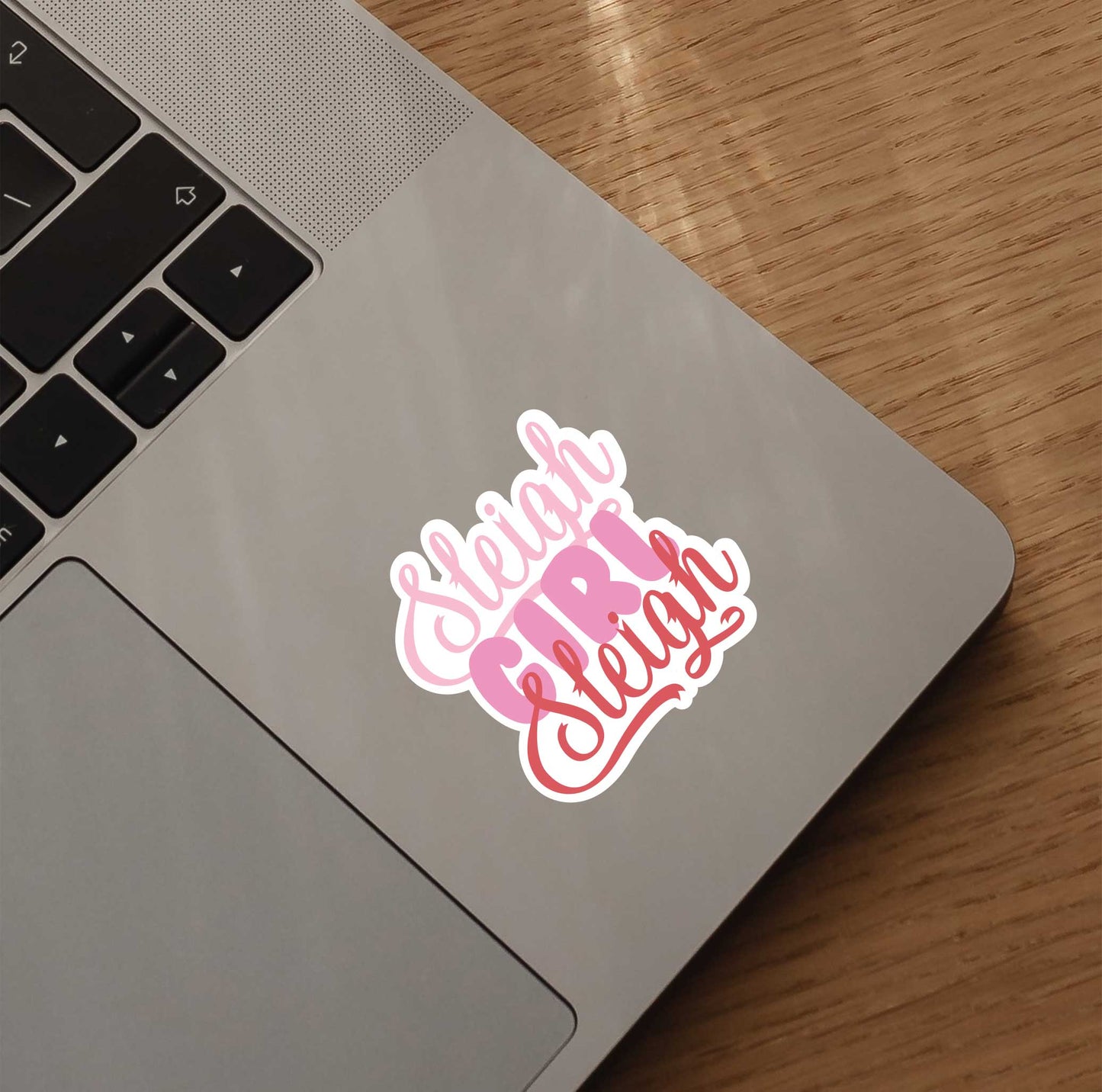 Sleigh Girl Sleigh Sticker