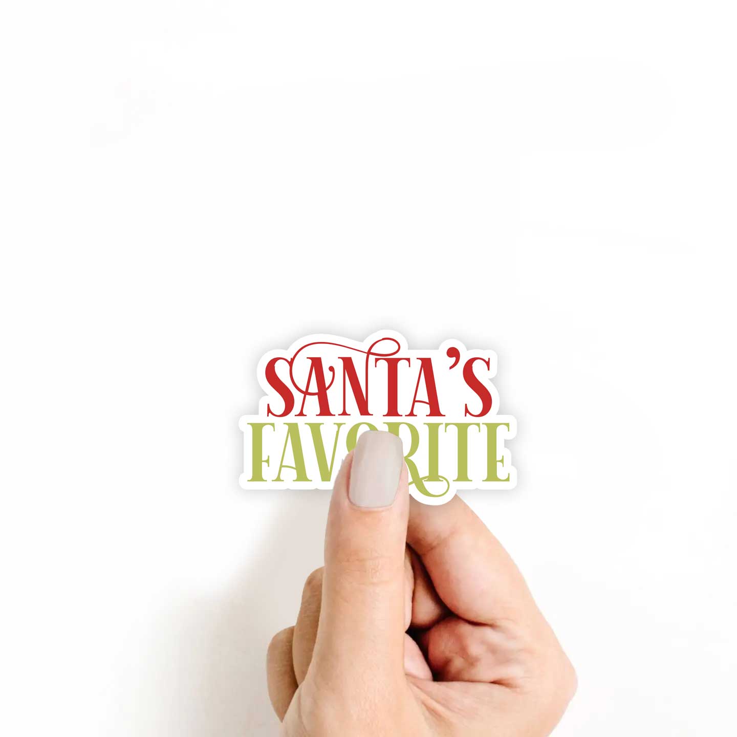 Santa's Favorite Sticker