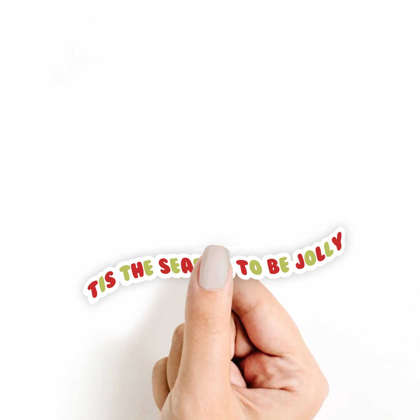 Tis The Season To Be Jolly Sticker