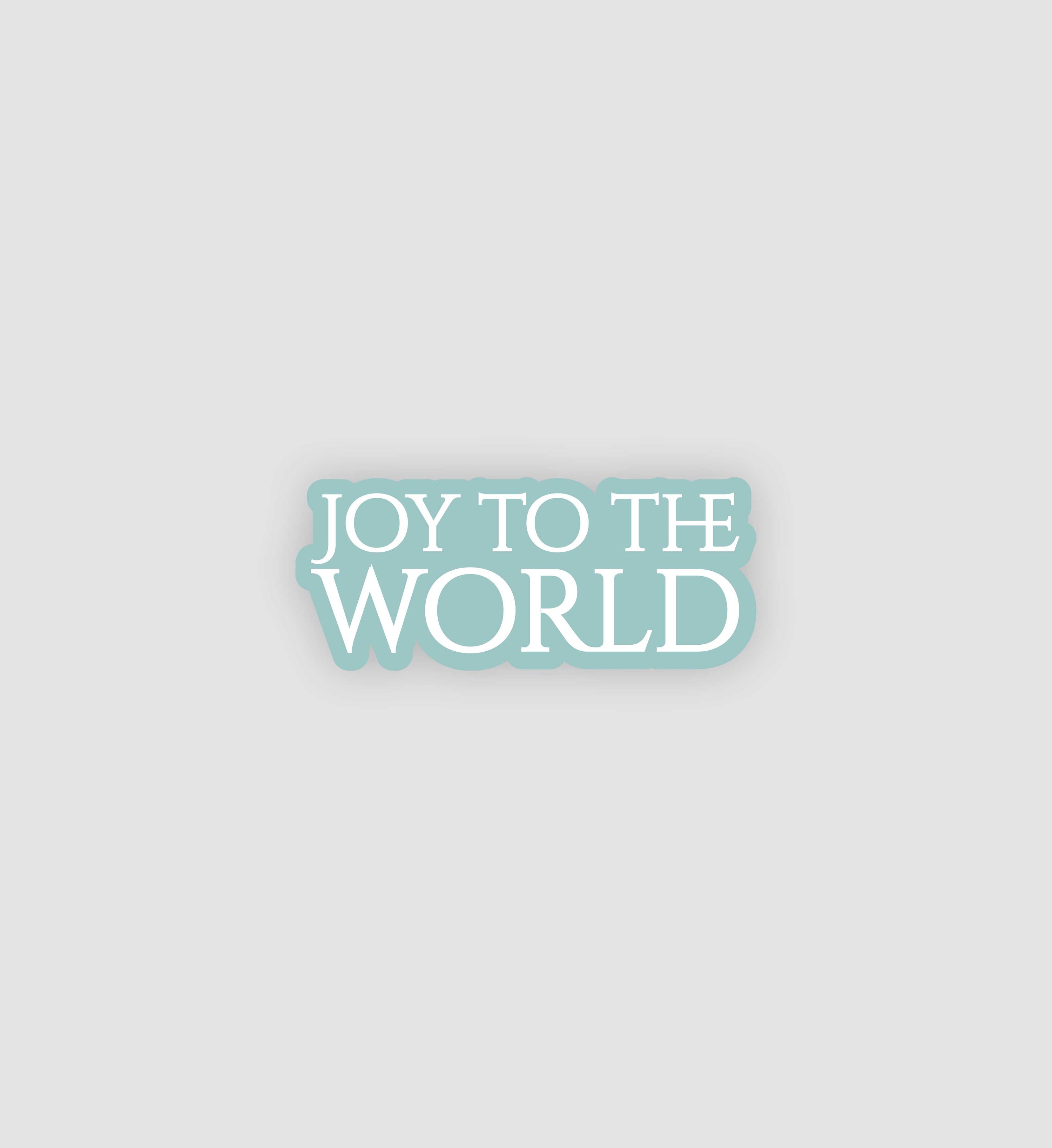 Joy To The World Sticker