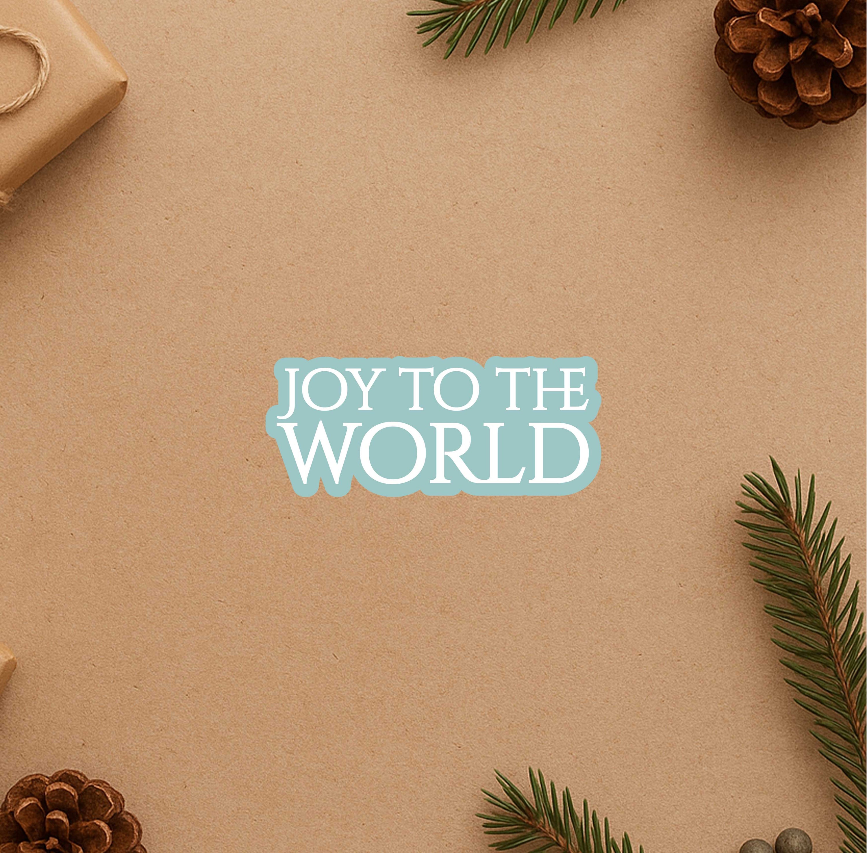 Joy To The World Sticker