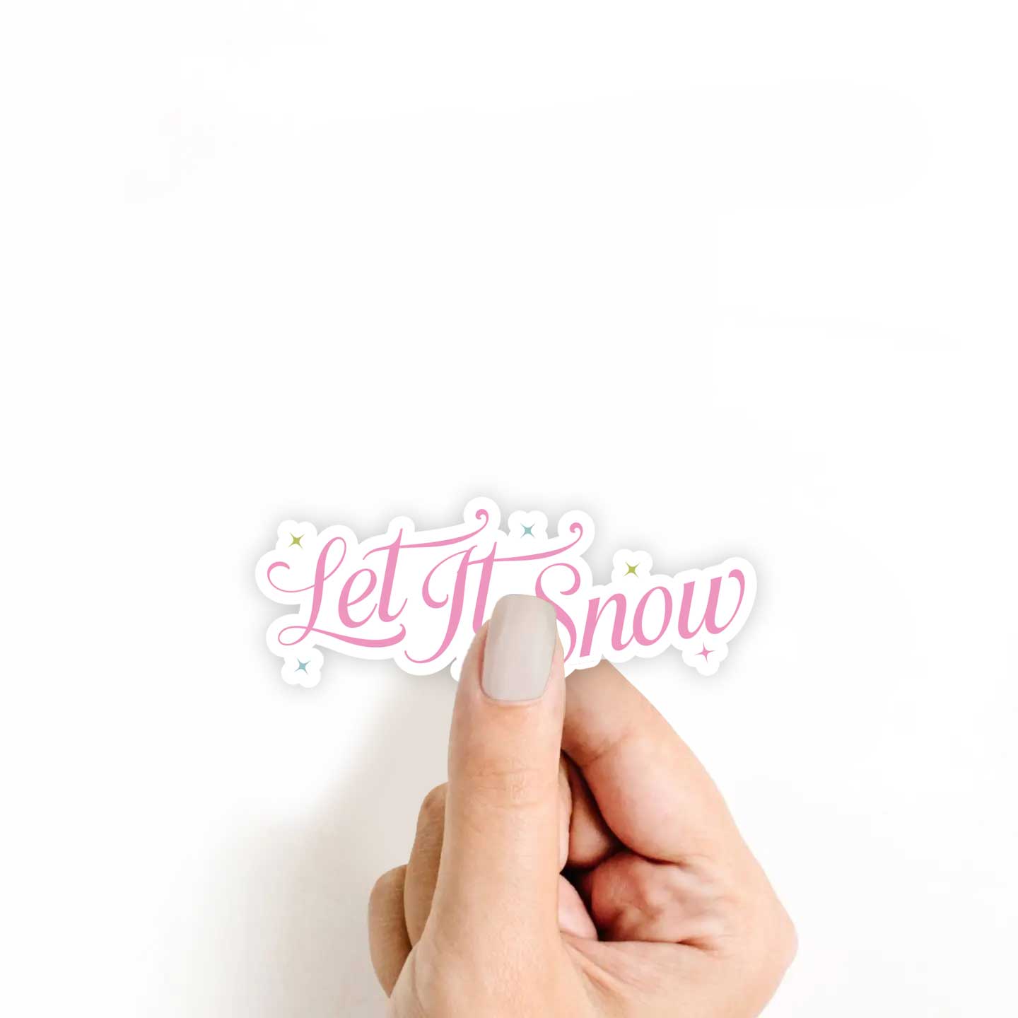 Let It Snow Sticker